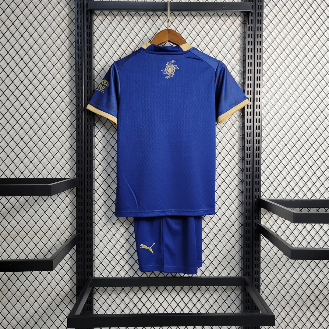23-24 Manchester City Blue Special Edition kids kit 5