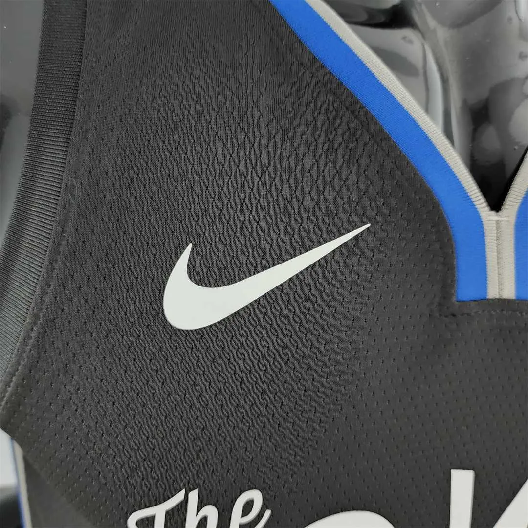 2020 DURANT #35 Warriors City Edition Black &amp; Grey NBA Jersey 7