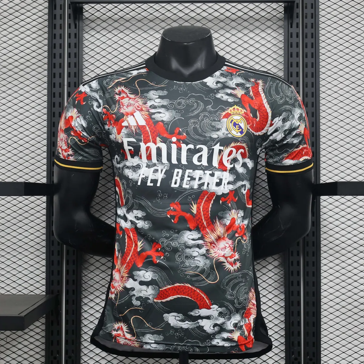 24-25 Real Madrid Red Dragon Special Edtion Kit Player Version Shirt Jersey Supplier Yupoo 8