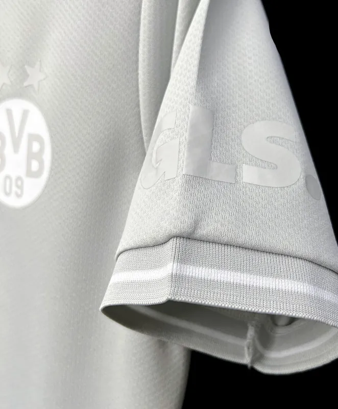 23-24 Dortmund Silvery White S-XXL best soccer jersey 5