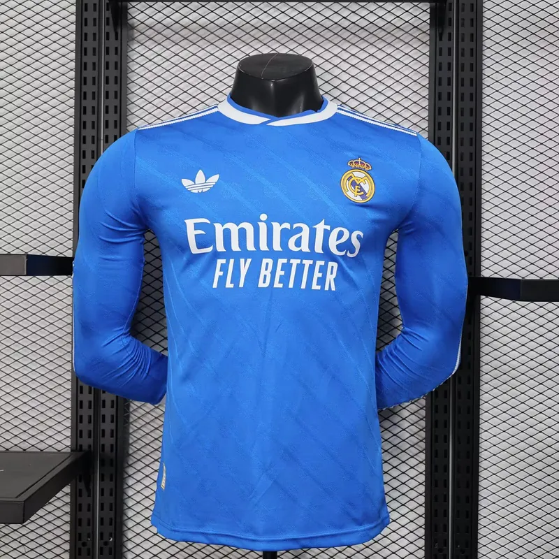 25-26 Real Madrid Third Player Version Long Sleeve Cheap Soccer AAAAJersey Supply Yupoo 6
