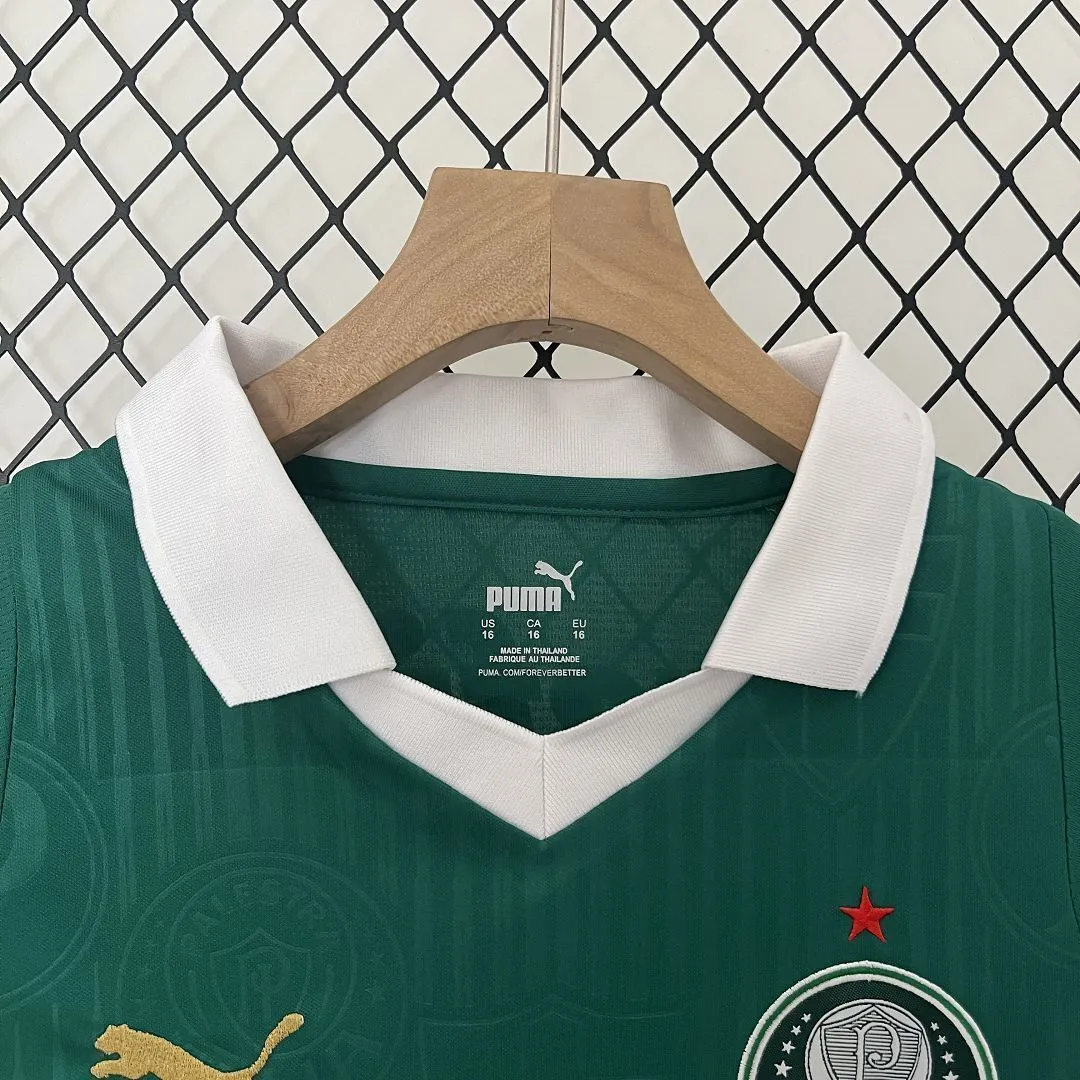 24-25 Palmeiras Home Kid Kits Children Sets Jersey Supplier Yupoo 2