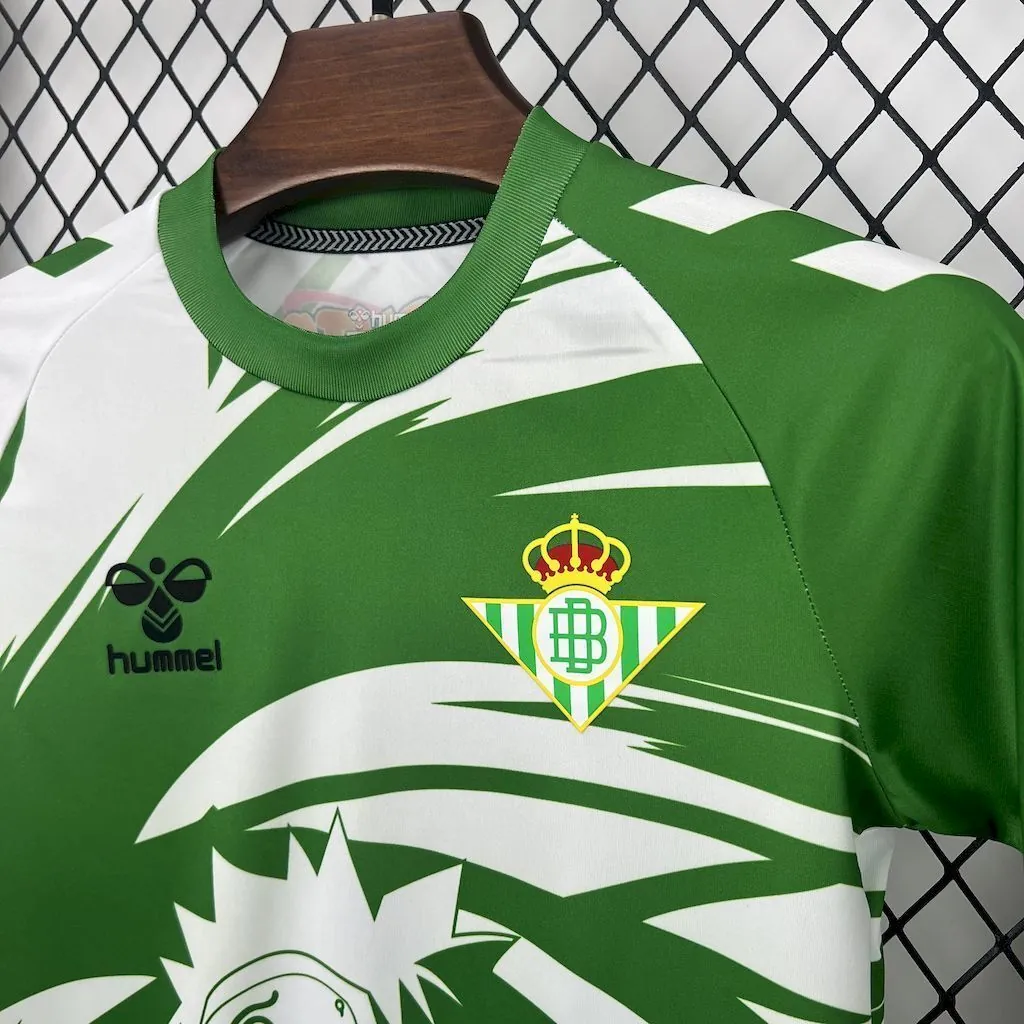 25-26 Real Betis Hummel x Limited-edition Naruto Kid Kits Youth Apparels AAAAJersey Wholesale Y 5