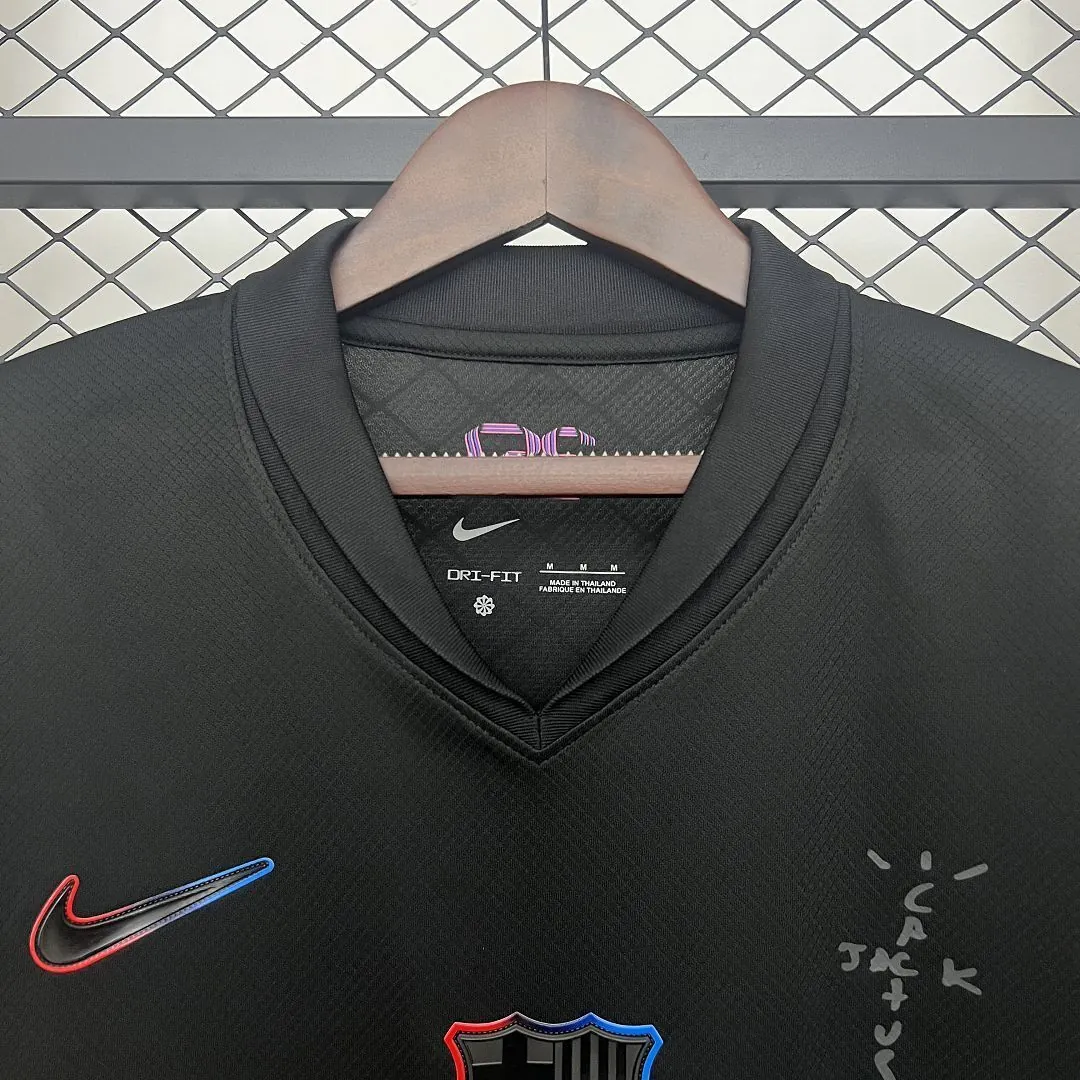 24-25 Barcelona x Travis Scott Away Kit Soccer T-Shirt AAAAJersey Wholesale Yupoo 1