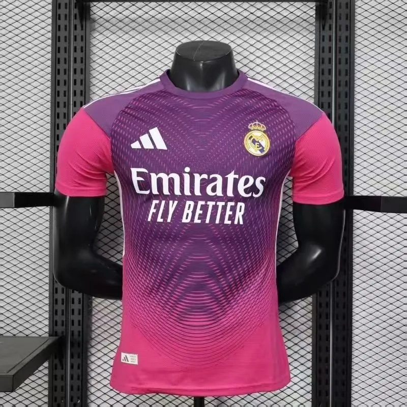 25-26 Real Madrid Gradient Special Edition Football Player Version Shirt AAAAJersey Wholesale Y 2