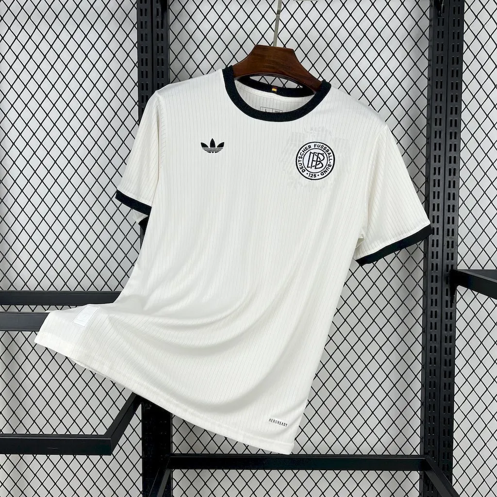 2025 Germany 125th Anniversary White Special Edition Shirt Football Uniforms AAAAJersey Supply 6