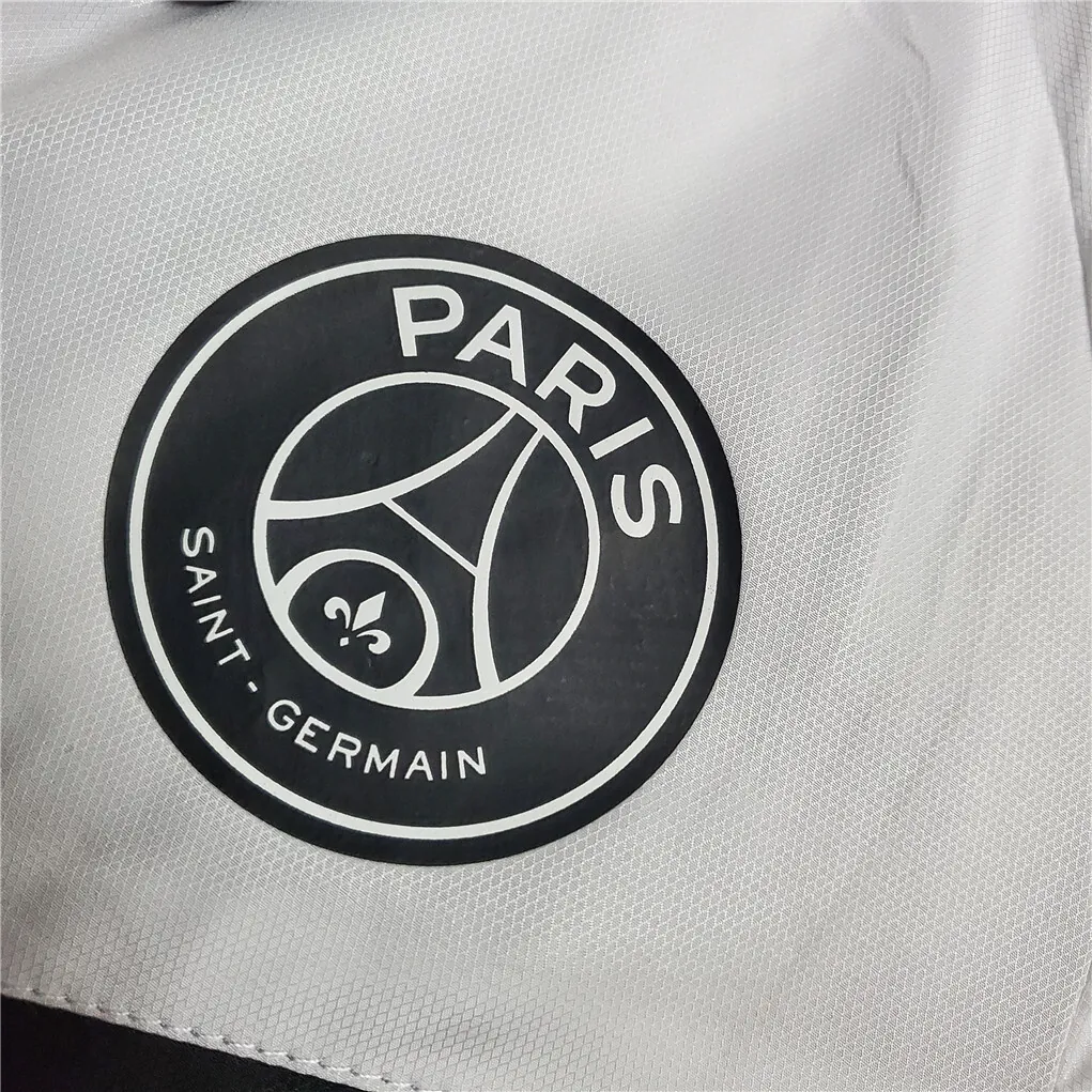 20-21 PSG blackwhite classic style windbreaker 2