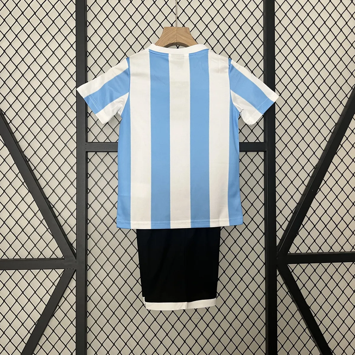 1986 Argentina Home Retro Kids Kits Children Sets Football AAAAJerseys Yupoo 1