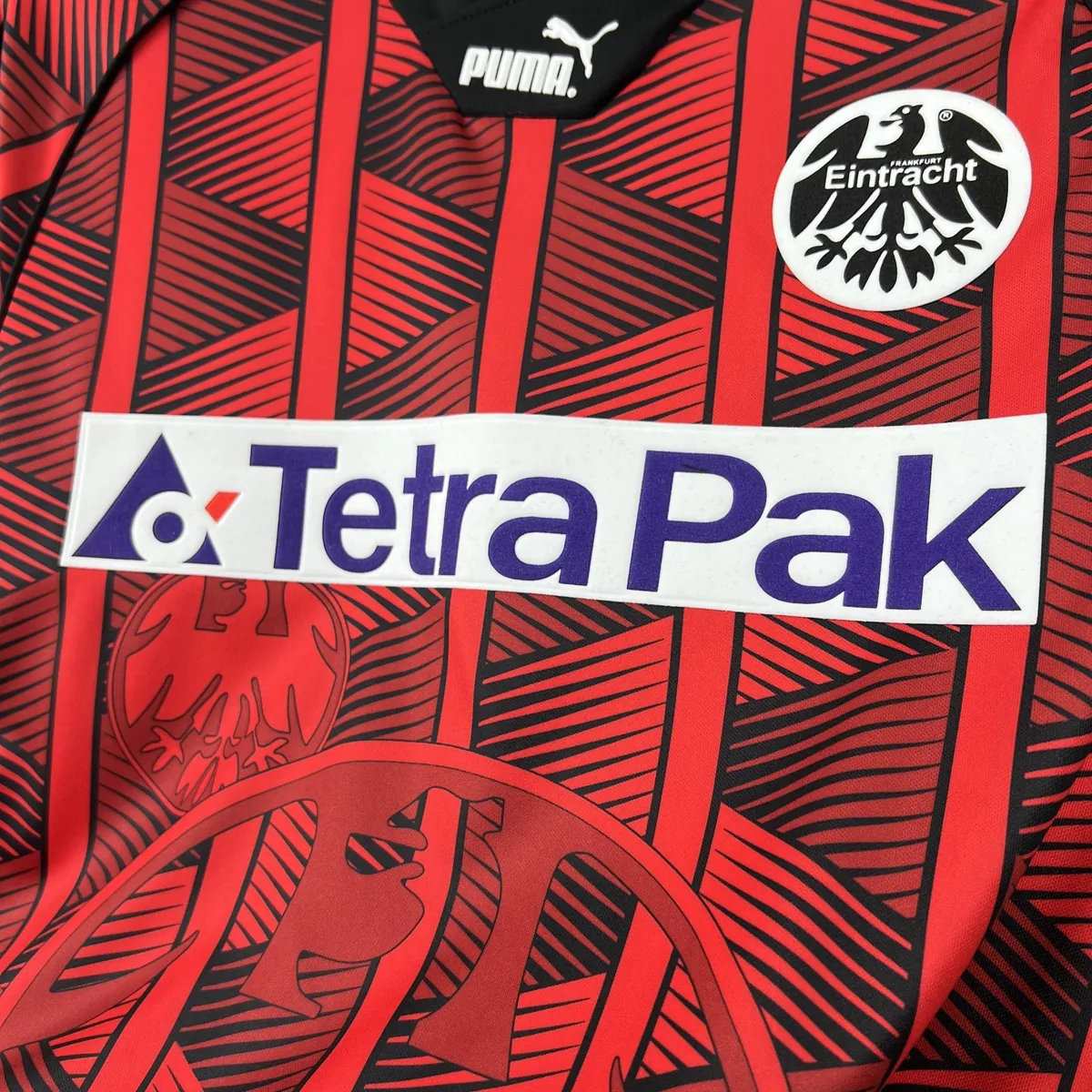 1995-96 Frankfurt Home Football Retro Kit Vintage T-Shirt AAAAJersey Wholesale Yupoo 5