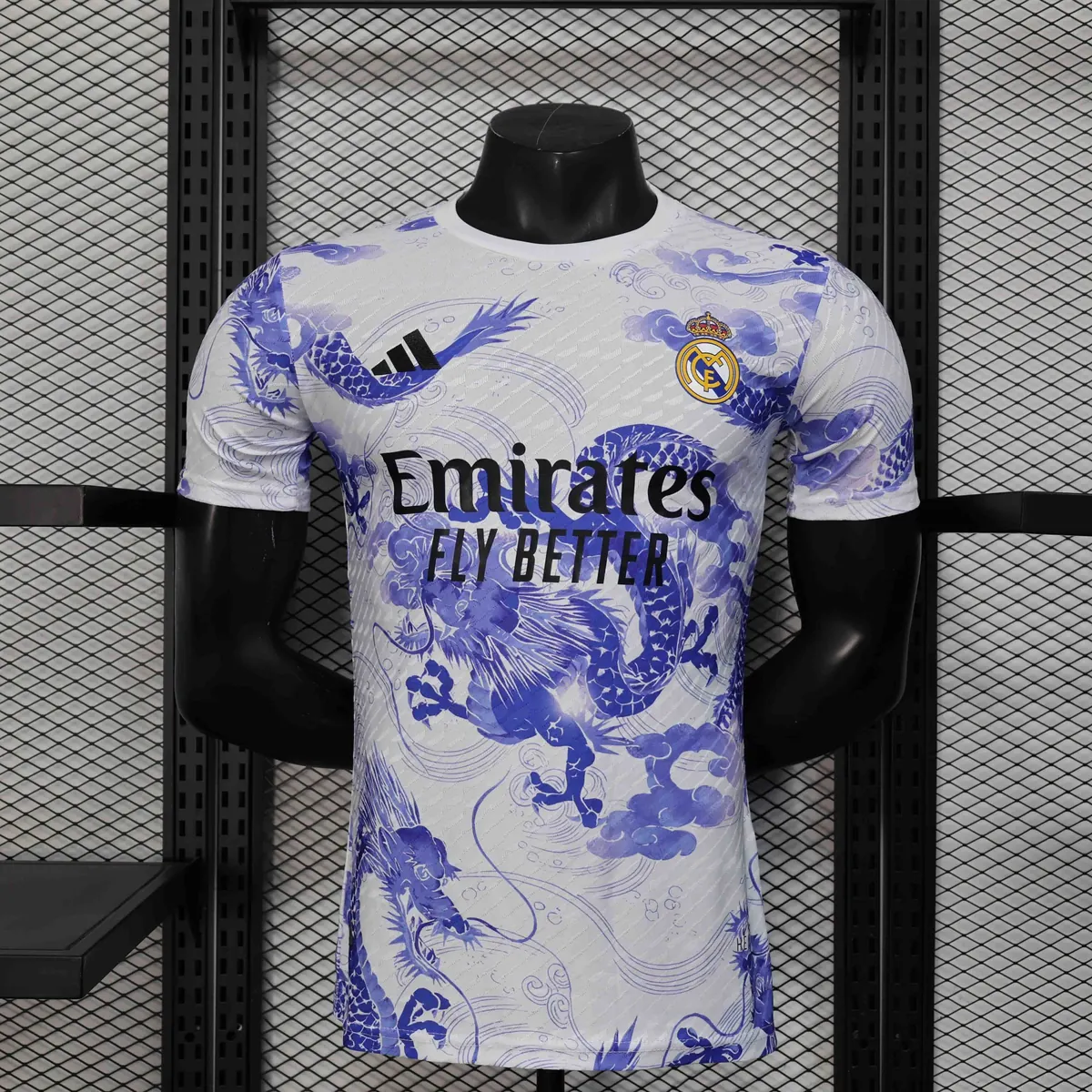 25-26 Real Madrid White Purple Dragon Special Edition Player Version Shirt AAAAJersey Supply Yu 3
