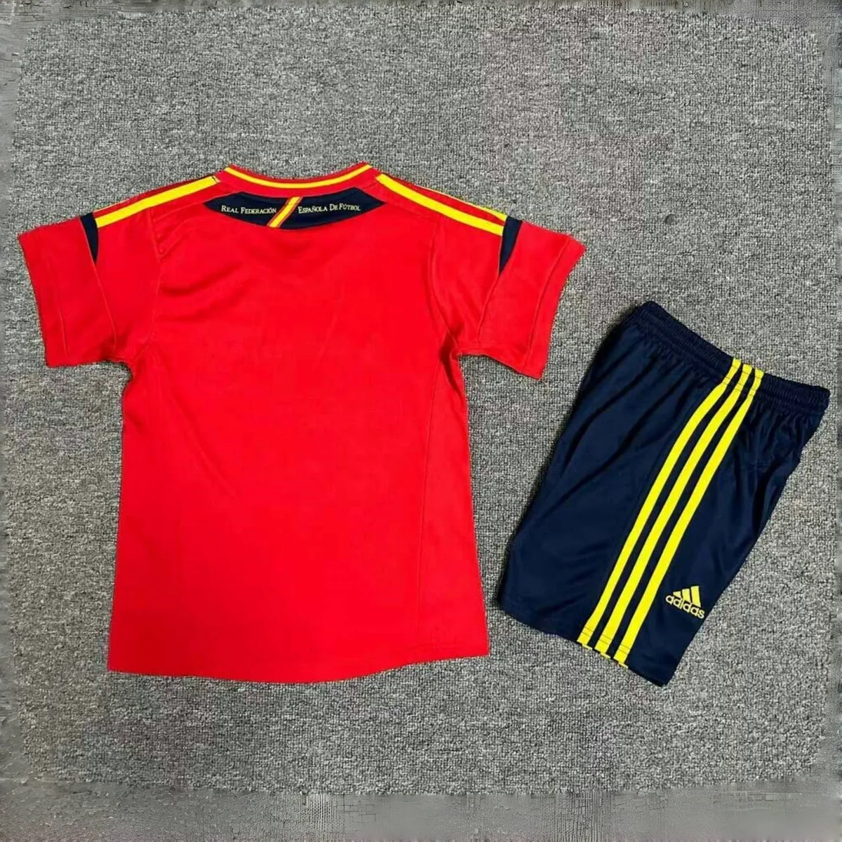 2012 Spain Home Retro Kid Kits Youth Apparels Sport AAAAJersey Yupoo 8
