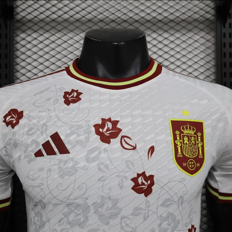 2024 Spain White Special Edition Player Version Shirt Football AAAAJersey Yupoo 2