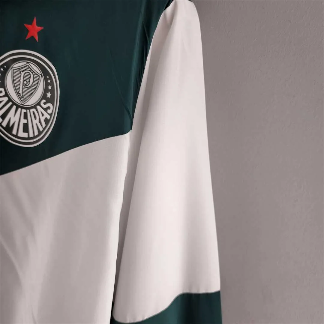 22-23 Palmeiras Windbreaker White-Green 7