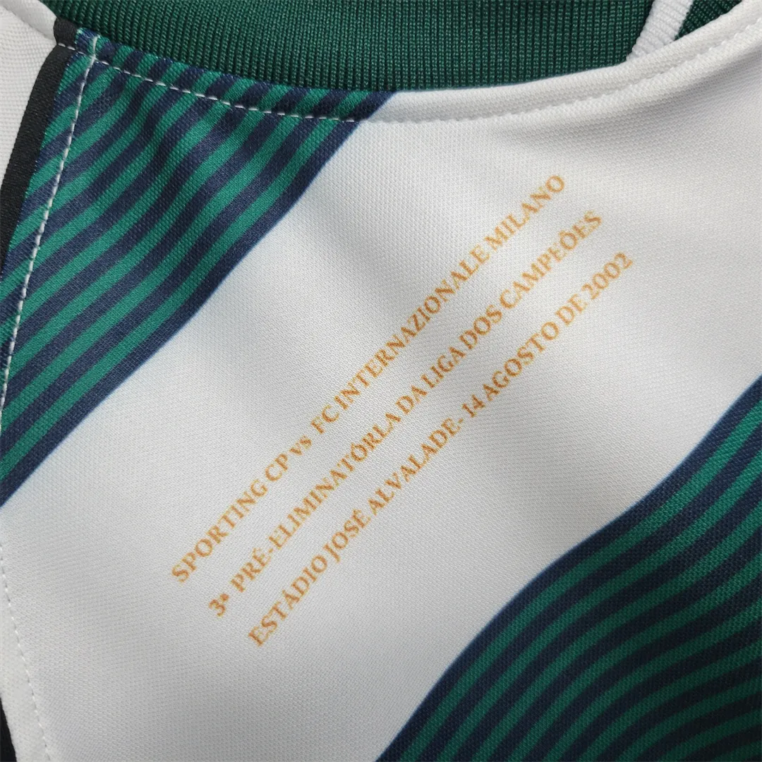 01-03 Sporting Lisbon Home Retro Commemorative Edition Shirt Football Jerseys Yupoo 7