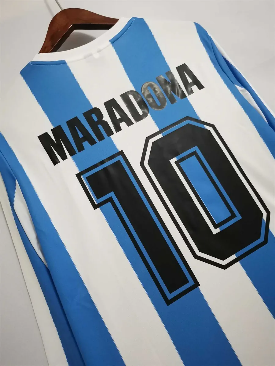 1986 Argentina home long sleeve 7