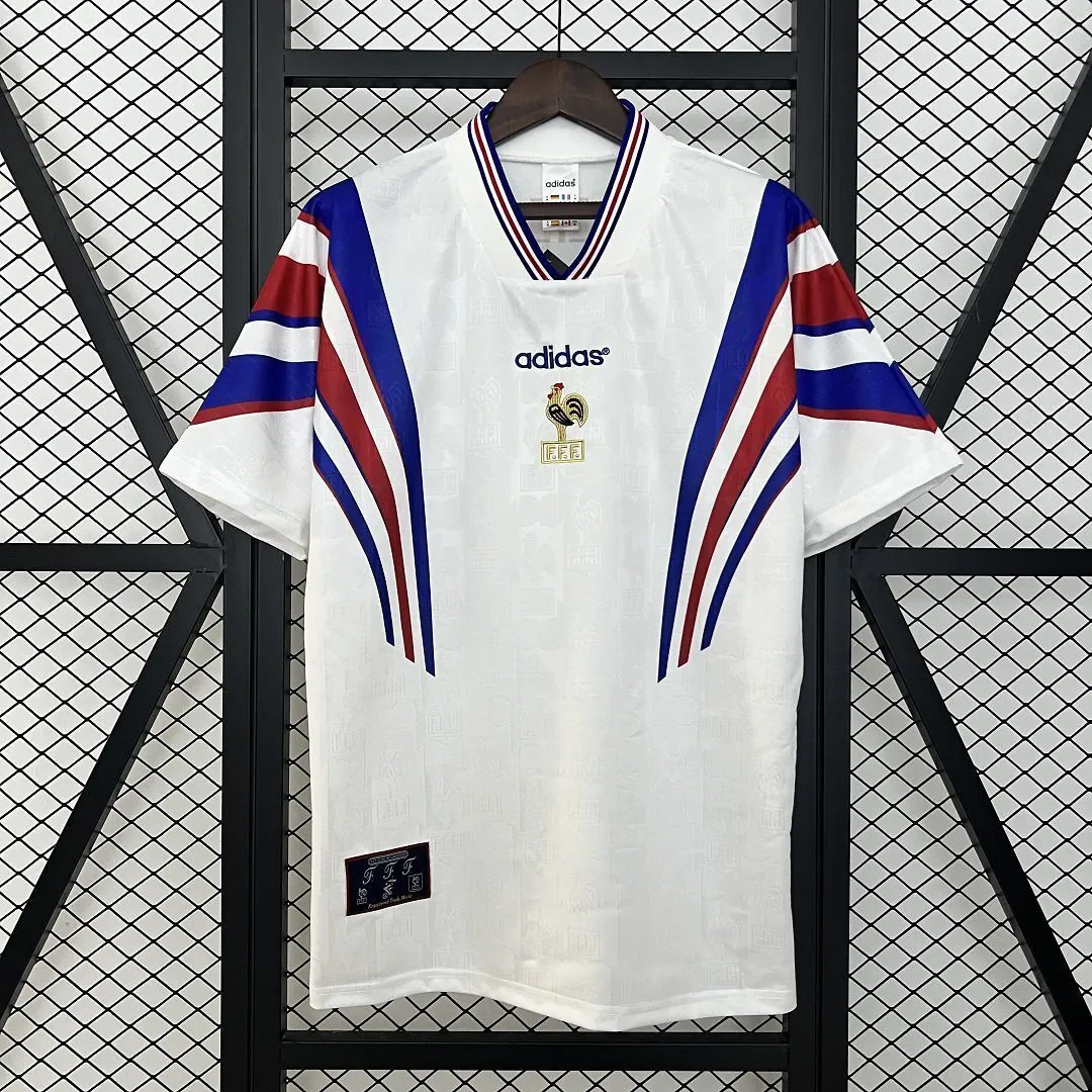 2006 France Away Retro Kit Vintage Shirt AAAAJersey Dropship Yupoo 8