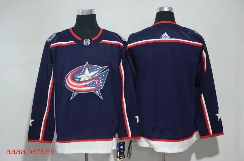 Columbus Blue Jackets Ice Hockey jersey M-3XL 哥伦布蓝衣队冰球服-1 1