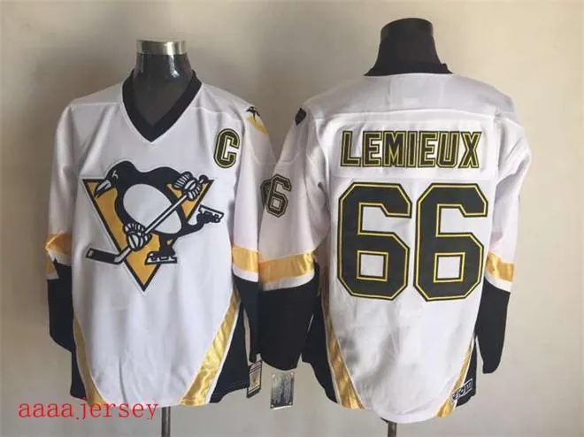 Pittsburgh Penguins retro ice hockey jersey M-3XL 匹兹堡企鹅队复古冰球服 2