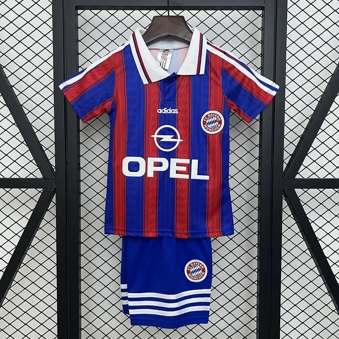 95-97 Bayern Munich Home Retro Kid Kits Youth Apparels Sport AAAAJersey Yupoo 10