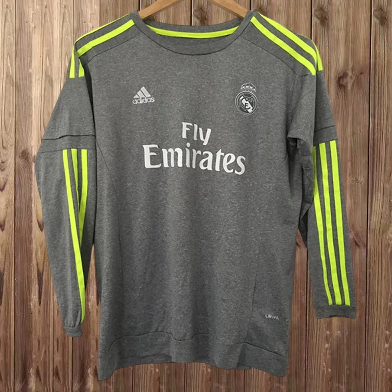15-16 Real Madrid Third Retro Kit Long Sleeve Shirt Soccer AAAAJersey Yupoo 2