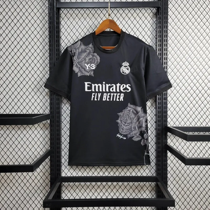 24-25 Real Madrid Y3 Black Kit Jersey Supplier Yupoo 7
