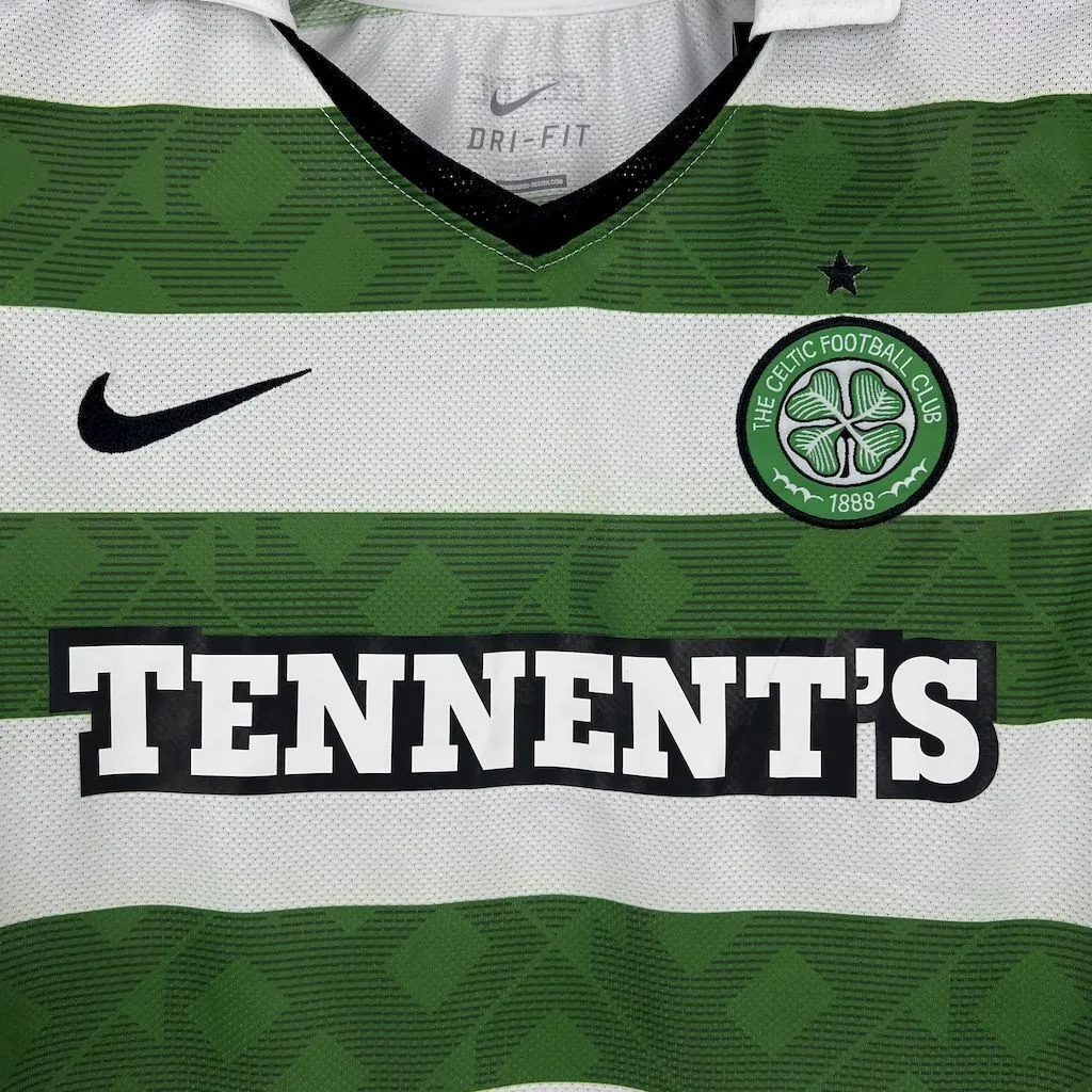 10-12 Celtic Home Retro Kit Vintage Shirt AAAAJersey Yupoo 4
