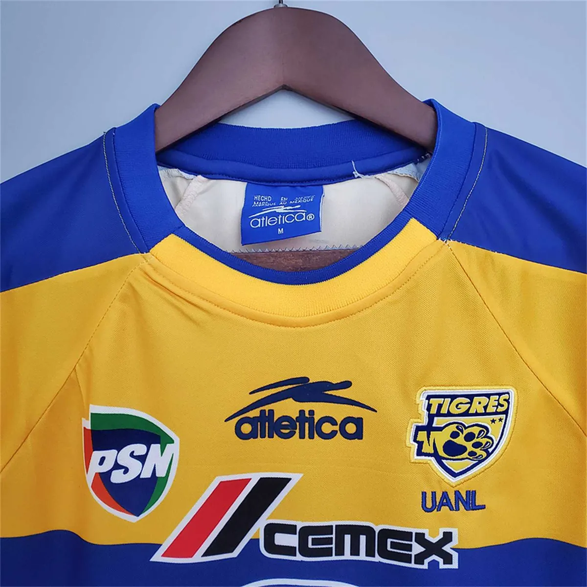 01-02 Tigres UANL Home Retro Kit Soccer Jerseys Yupoo 4