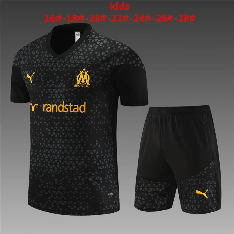 23-24 Marseille Training Kids Soccer Jerseys Yupoo 2