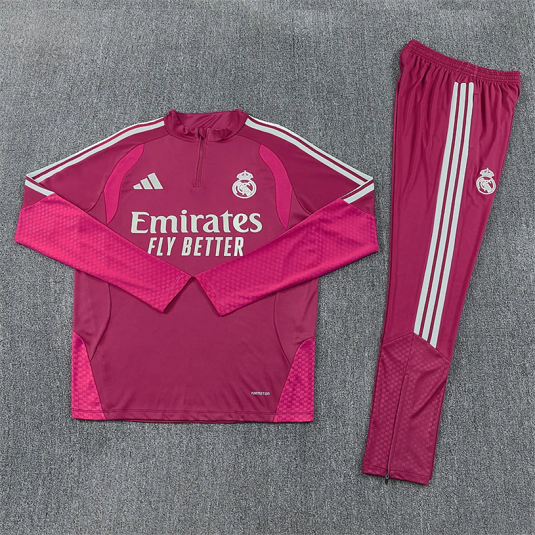 26-27 Real Madrid Mens Kit Football Aldult Training Long Sleeve Suit Yupoo 9 3