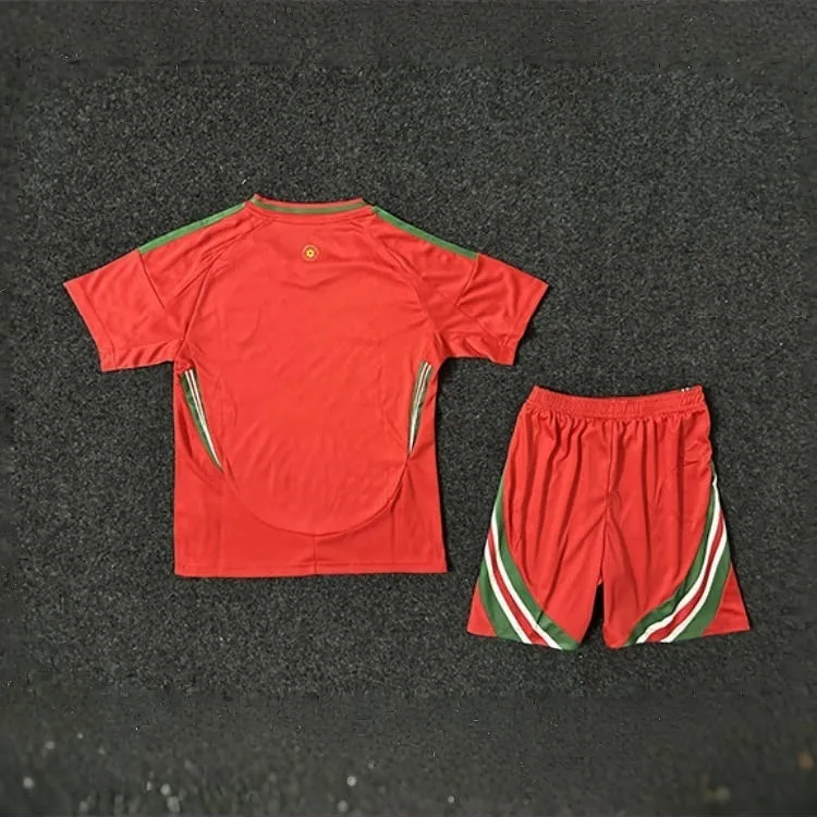 2024 Wales Home Kid Kits Children Sets Football AAAAJersey Yupoo 1