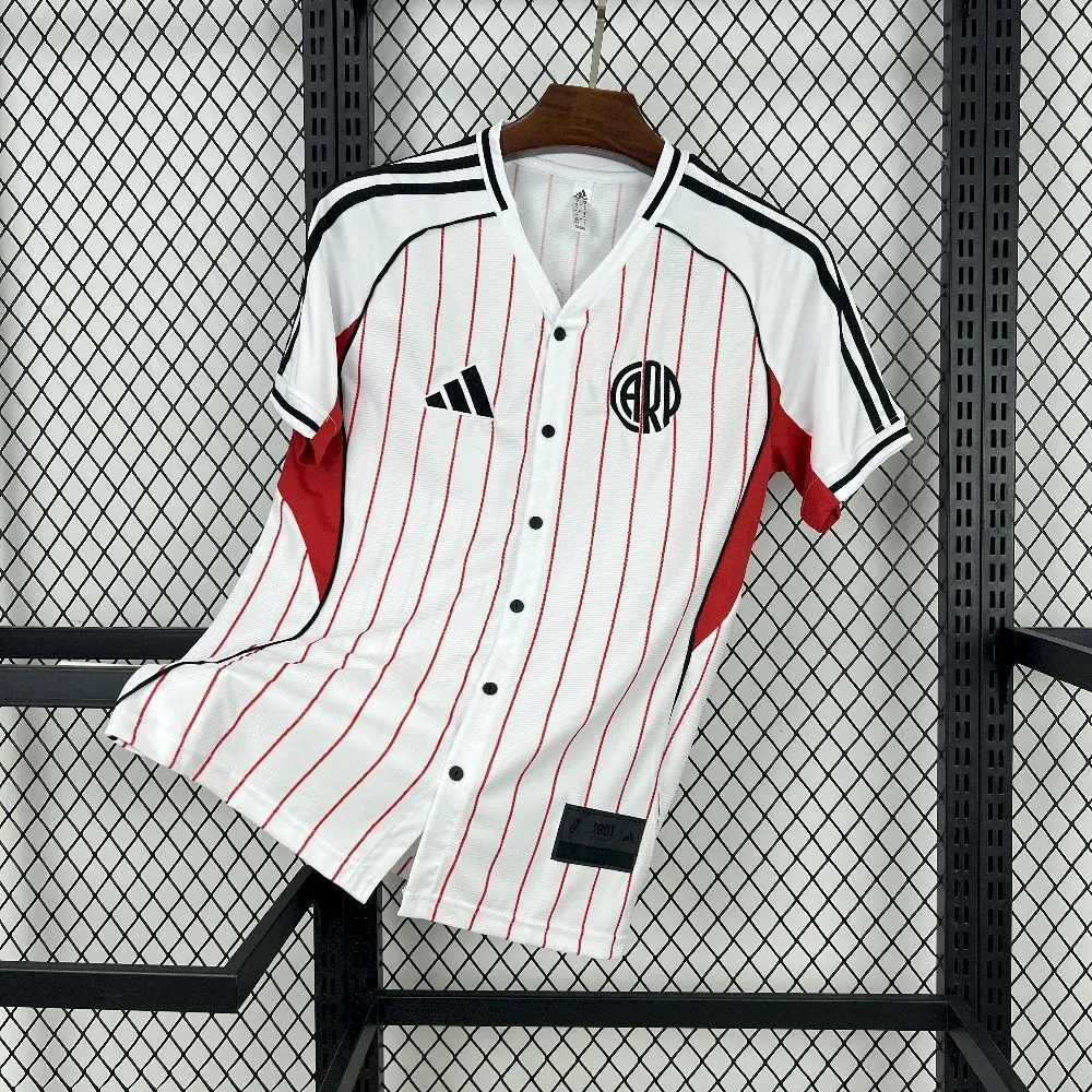 25-26 River Plate Baseball Uniform Football Kit AAAAJersey Supply Factory Yupoo 6