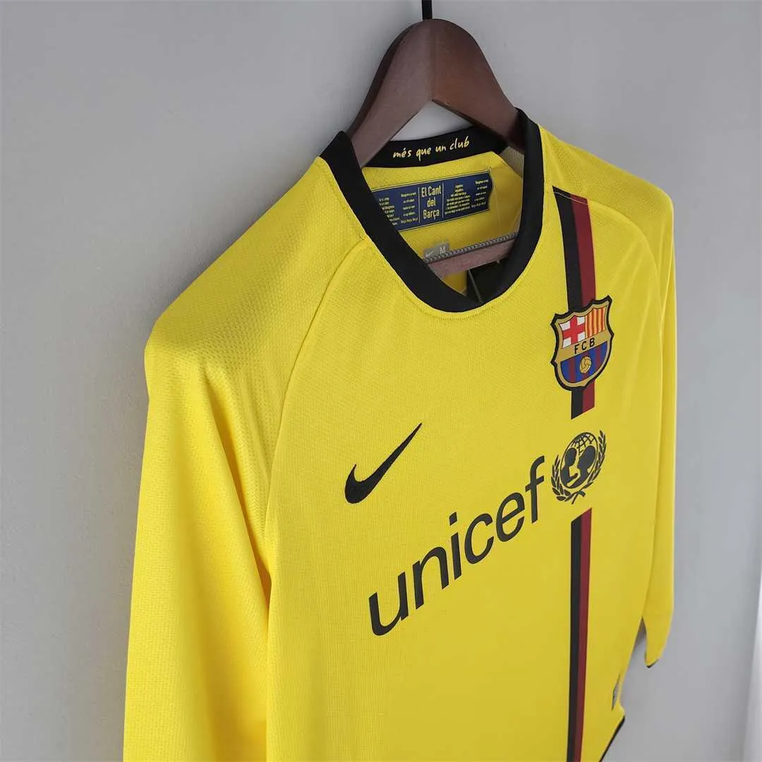 08-09 Barcelona away long sleeve 1