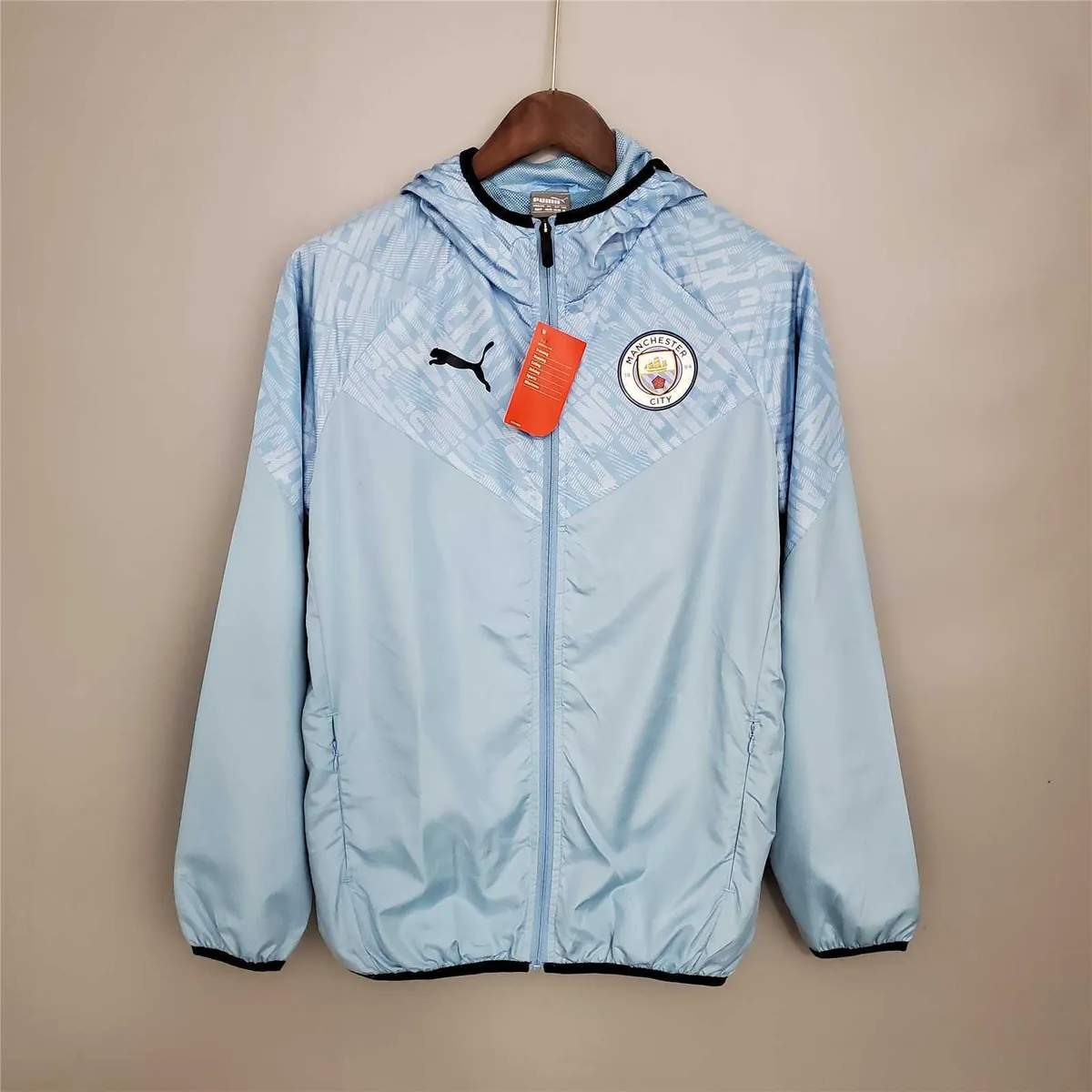 21-22 Manchester City blue windbreaker 8