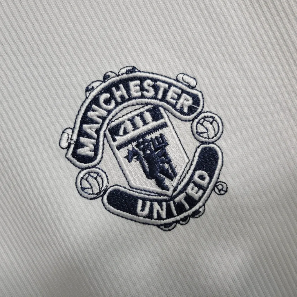 99-00 Retro Long Sleeve Manchester United Away S-XXL Cheap Soccer Jerseys 2