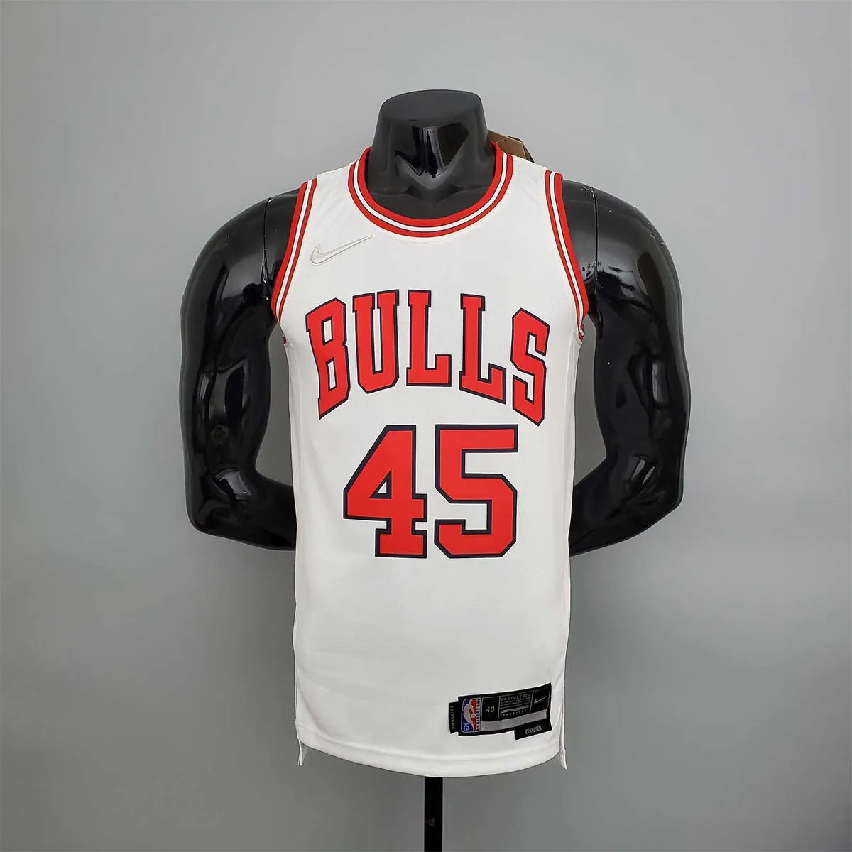 75th Anniversary Jordan #45 Bulls White 9