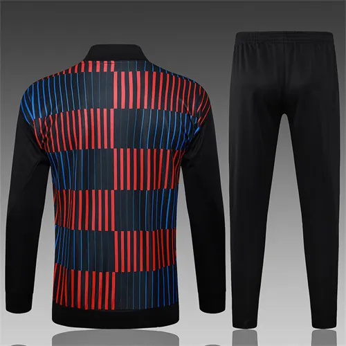 24-25 Barcelona Red&Blue Football Tracksuit Long Jacket Suits 2