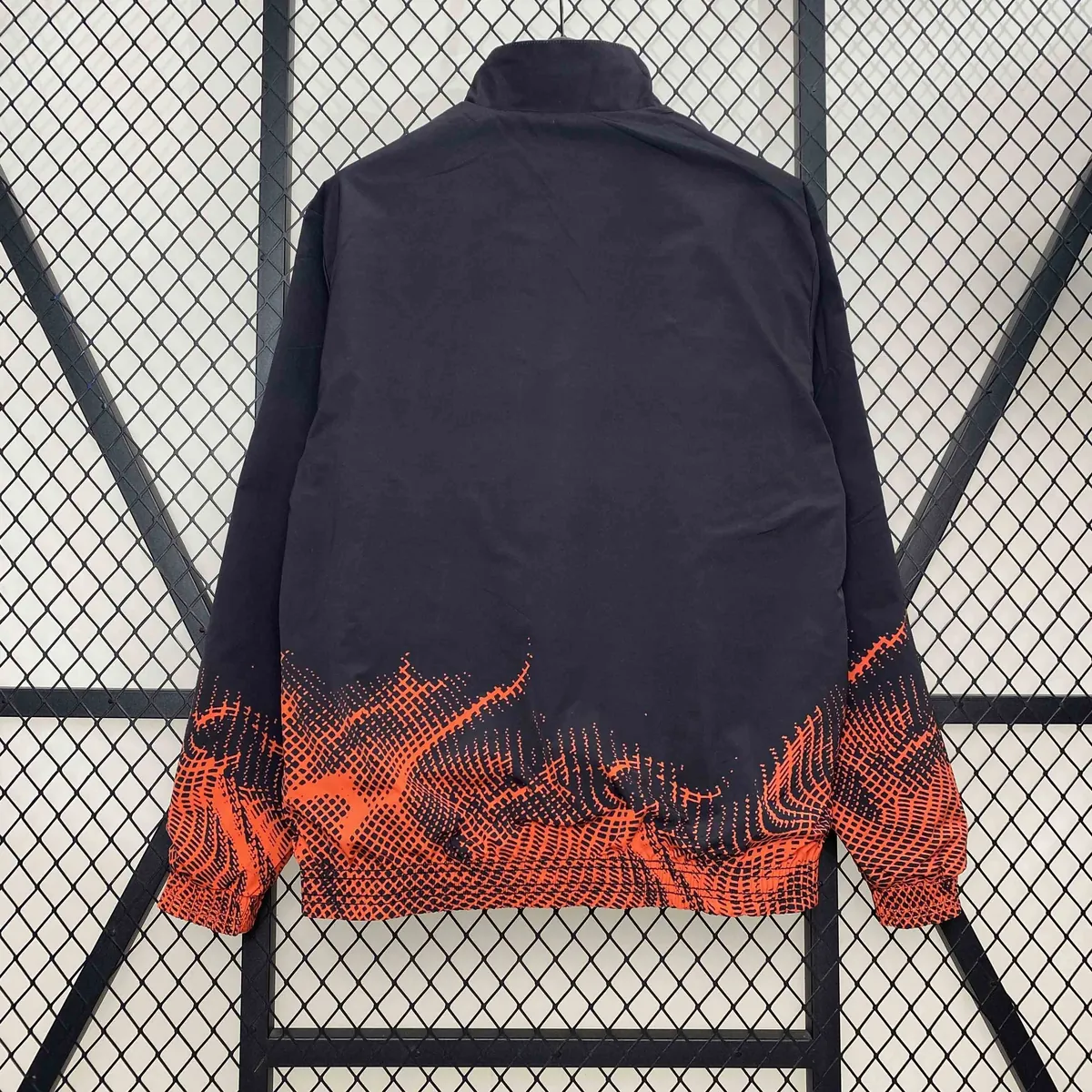 24-25 Real Madrid Yellow&Red Trench Coat Reversible Windbreaker Double-Sides Jacket AAAAJersey 3