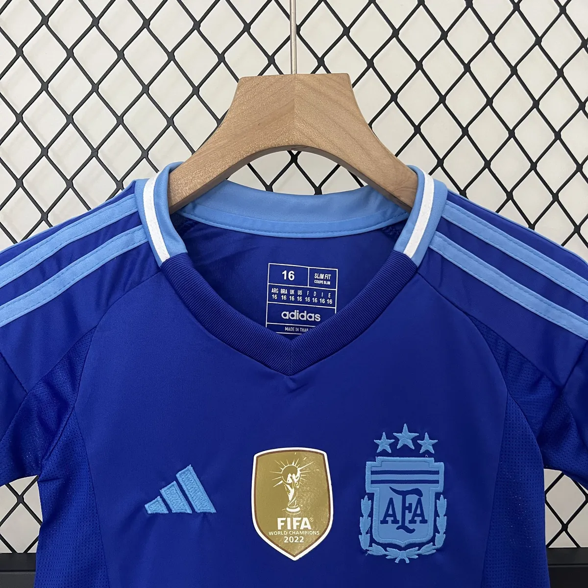 2024 Argentina Away Kid Kits Copa America Children Sets Football Replicas Yupoo 7