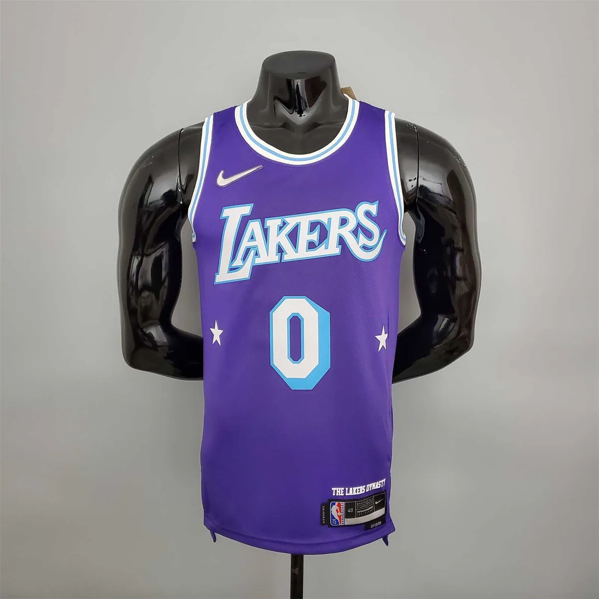 2022 75th Anniversary WESTBROOK#0 Lakers City Edition Purple 8