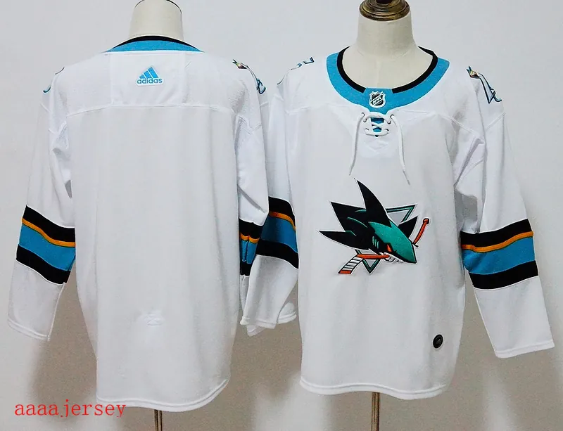 San Jose Sharks ice hockey jersey M-3XL 圣何西鲨鱼队冰球服 2