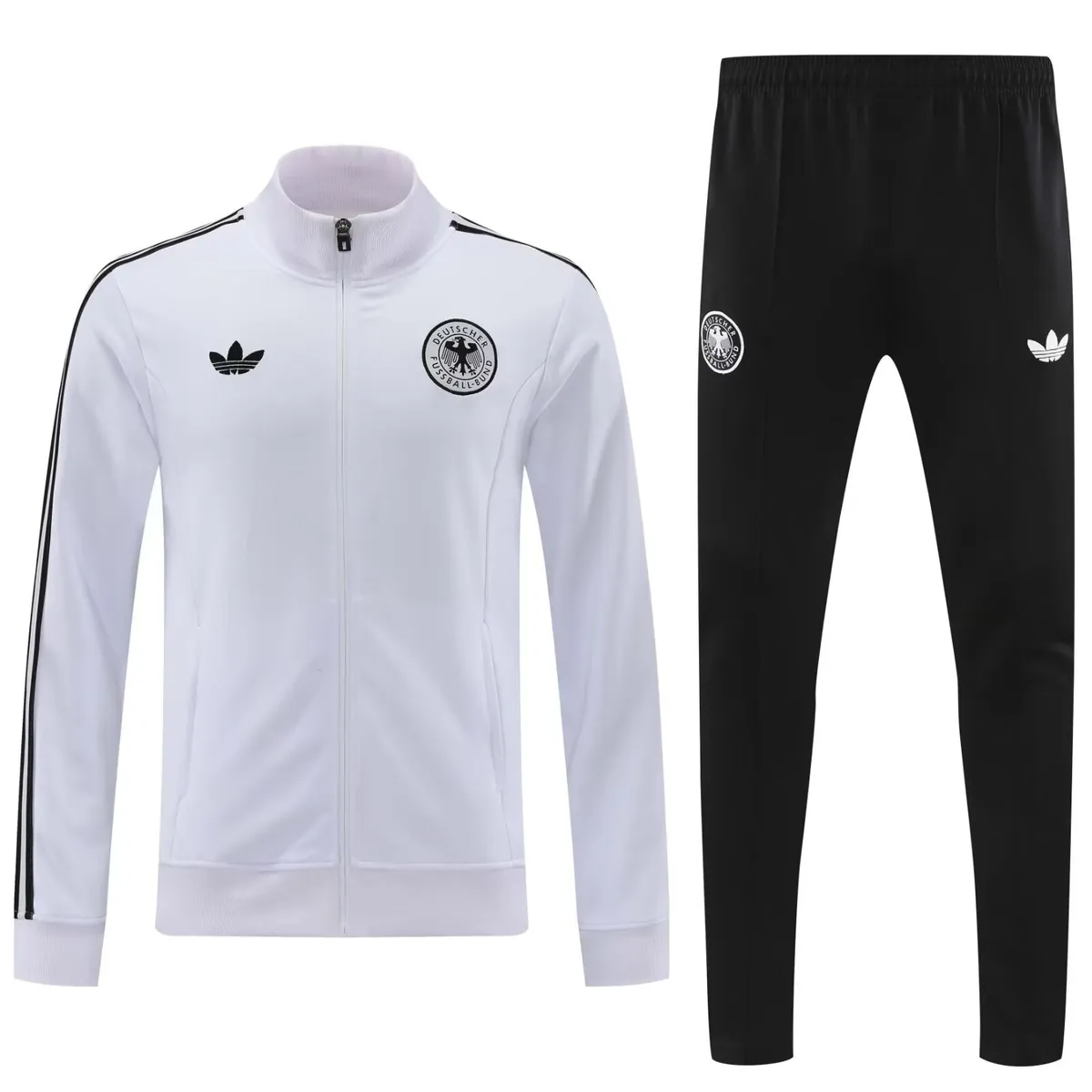 2024 Germany Long Sleeve Tracksuit White Jacket Suits Football AAAAJersey Supplier 3