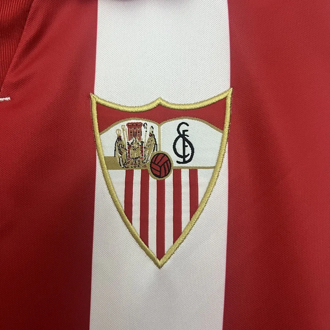 15-16 Sevilla Home Retro Kit Vintage Shirt AAAAJersey Dropship Yupoo 3
