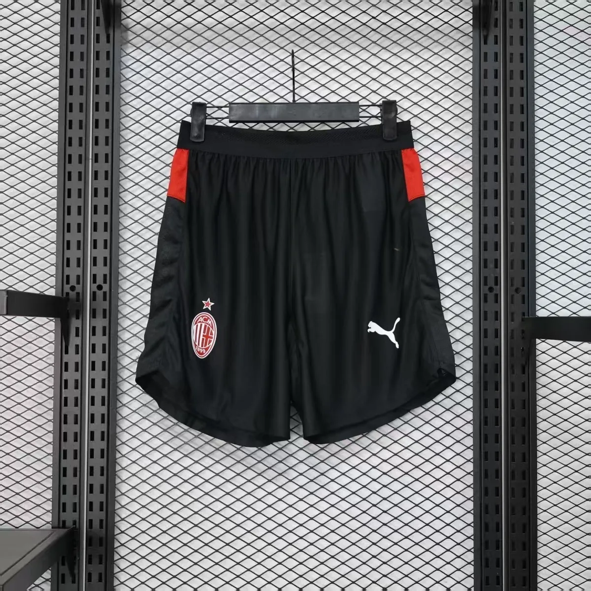 25-26 shorts AC Milan home Football Trousers Player Version Shorts AAAAJersey Supply Yupoo 7