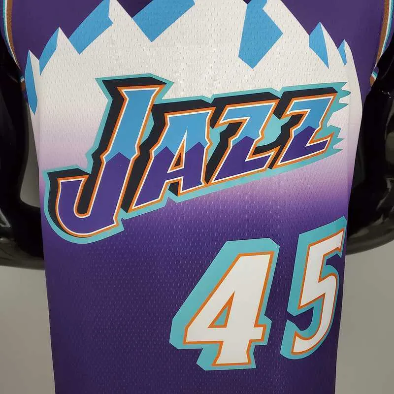 MITCHELL#45 Retro Jazz Snow Mountain Edition Purple 2