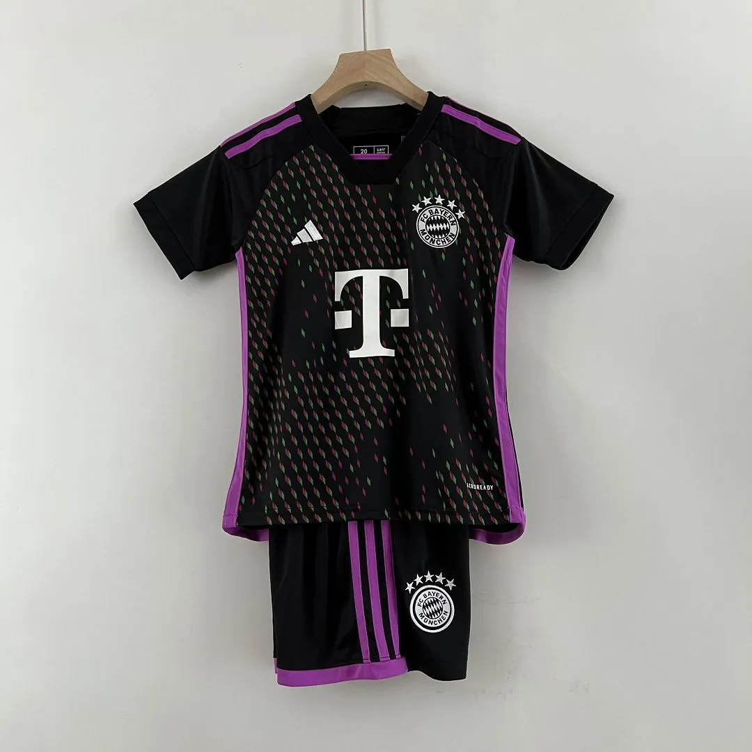 23-24 kids Bayern Munich away size 16-28 Cheap Football Kit 10