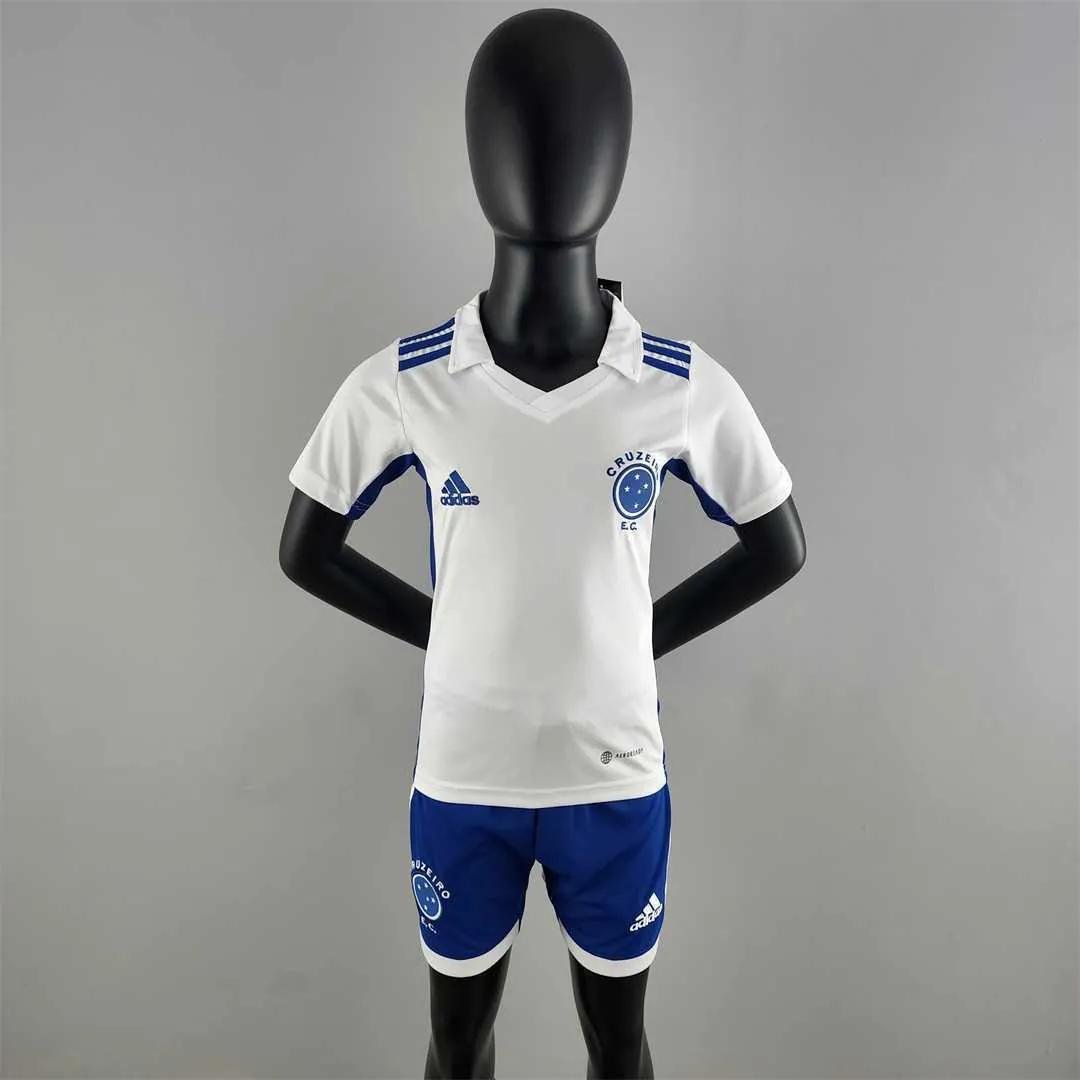 22-23 Cruzeiro away kids kit 11