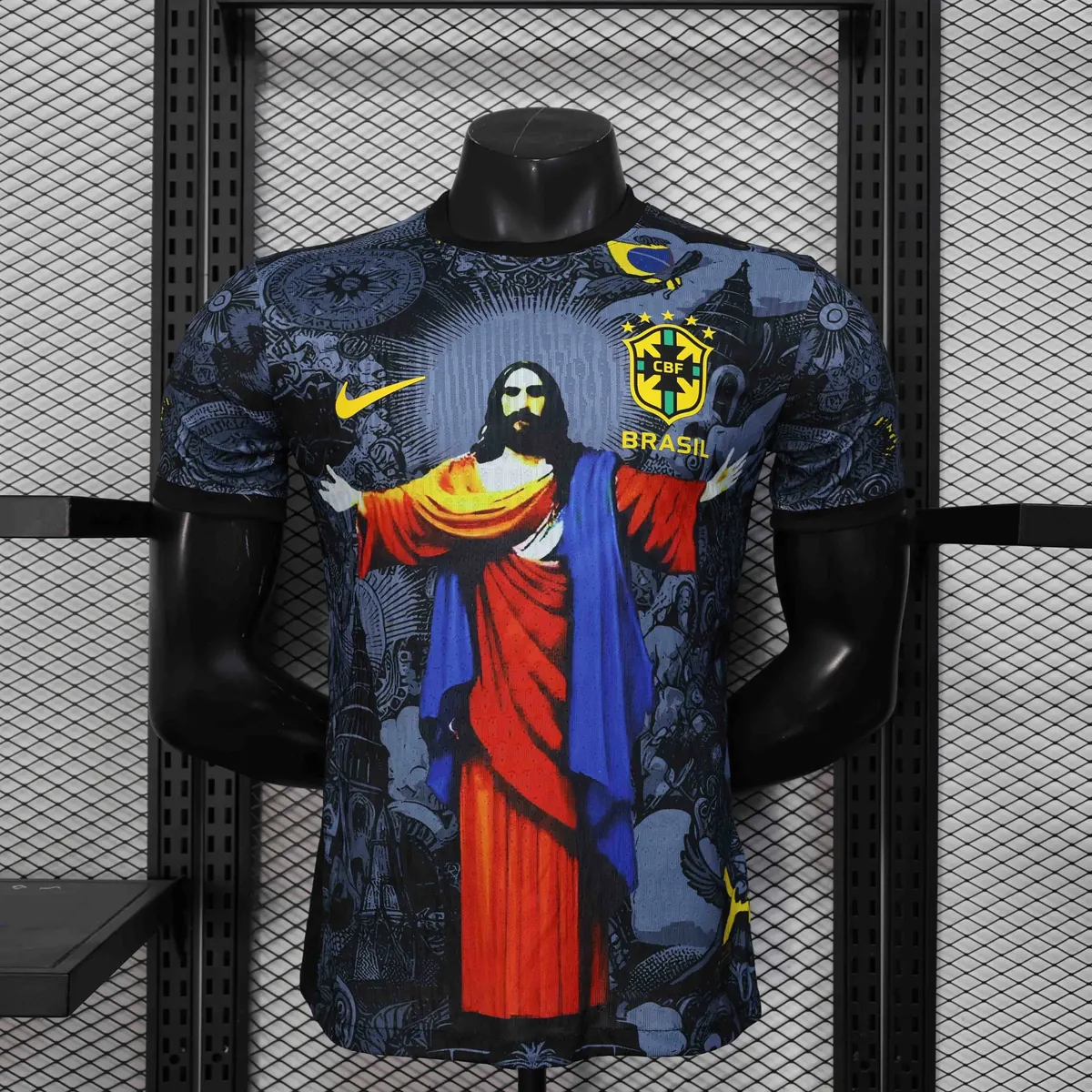 2025 Brazil Christ The Redeemer Special Edition Kit Player Version Shirt AAAAJersey Wholesale Y 3