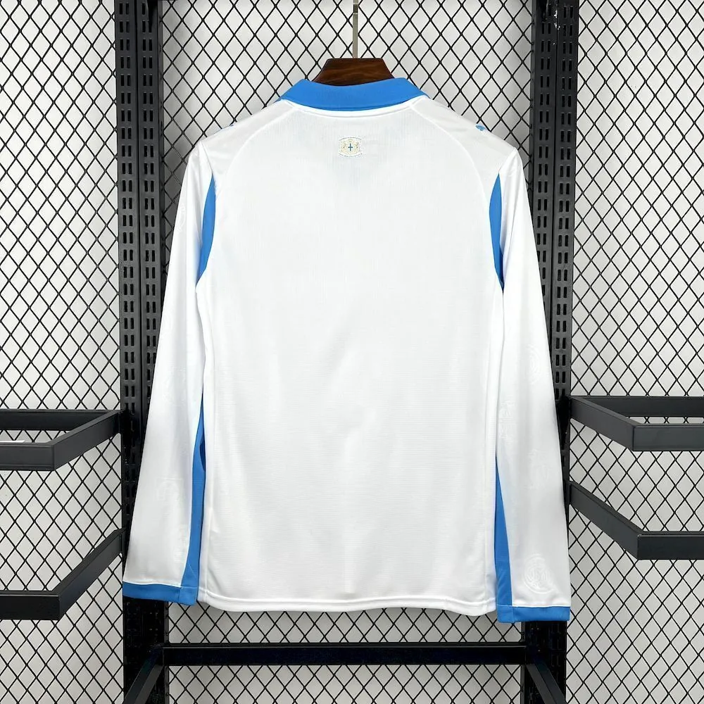 25-26 Marseille Home Kit Football Long Sleeve T-Shirt AAAAJersey Supply Yupoo 1