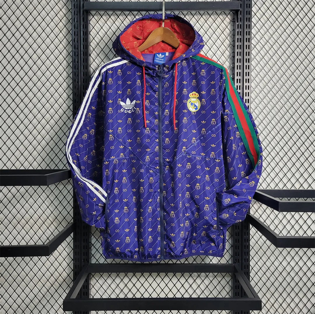 23-24 Real Madrid Windbreaker GUCCI joint 11