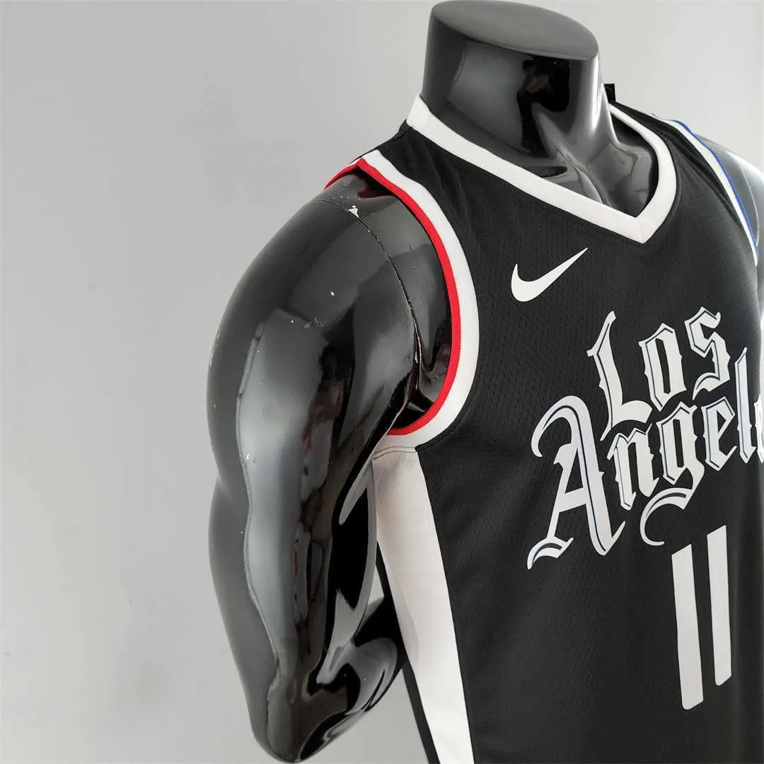 WALL#11 Los Angeles Clippers Black NBA jersey 9